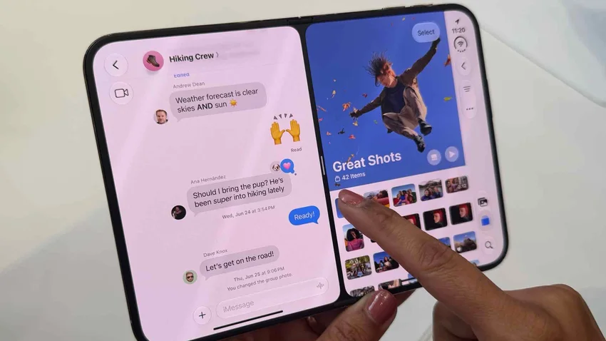 Складка есть, Face ID нет: западные журналисты о первых минутах с iPhone Duo