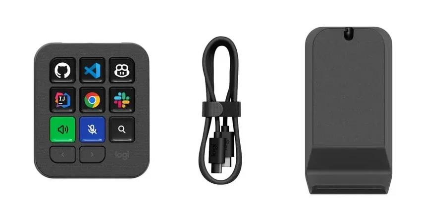 Logitech представила панель MX Keypad для работы с кодом и ИИ