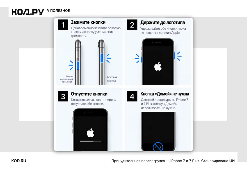Как перезагрузить iPhone: способы и инструкции