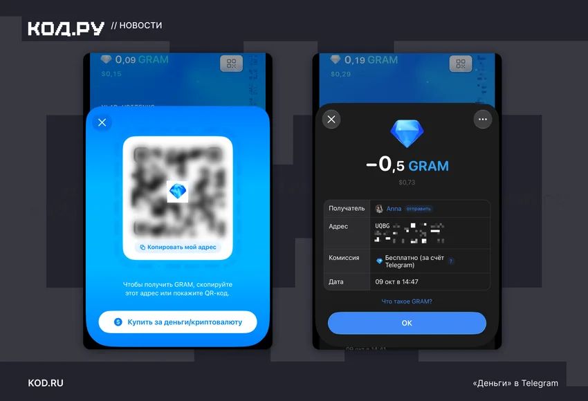 Telegram запустил криптокошелёк «Деньги»: вот так он работает
