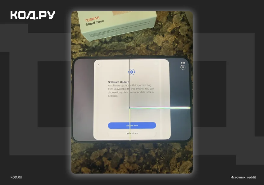 iFixit разобрала iPhone Duo и нашла слабое место экрана
