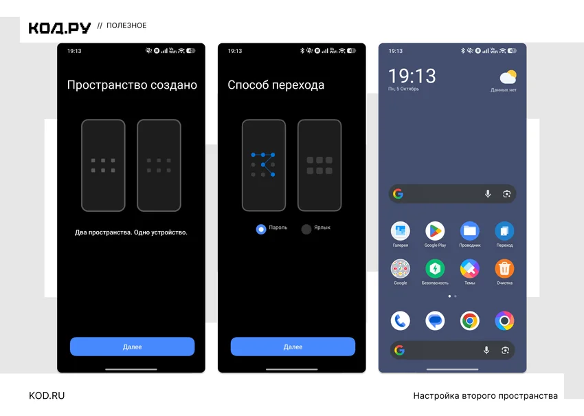 Второе пространство на Android: Xiaomi и альтернативы на других телефонах