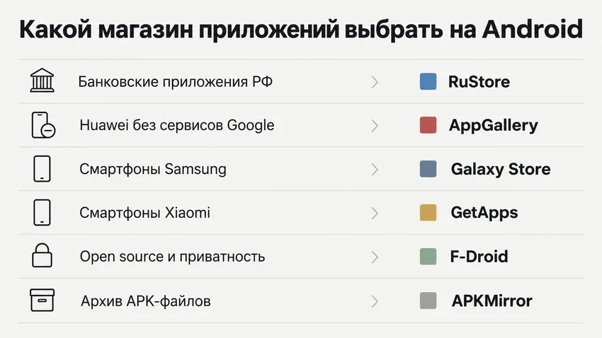 Аналоги Google Play: список лучших альтернативных магазинов для Android