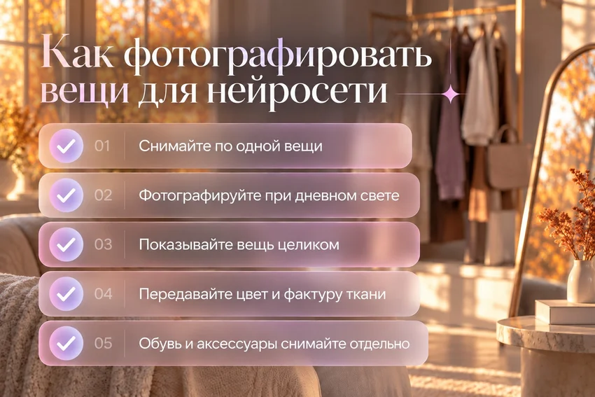 Как собрать капсульный гардероб на осень с помощью нейросети из своей одежды