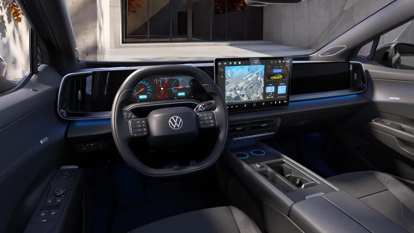 Volkswagen показал электрический Tiguan с тремя экранами и физическими кнопками